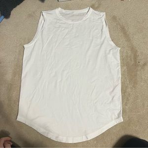 White Lulu Lemon tank top